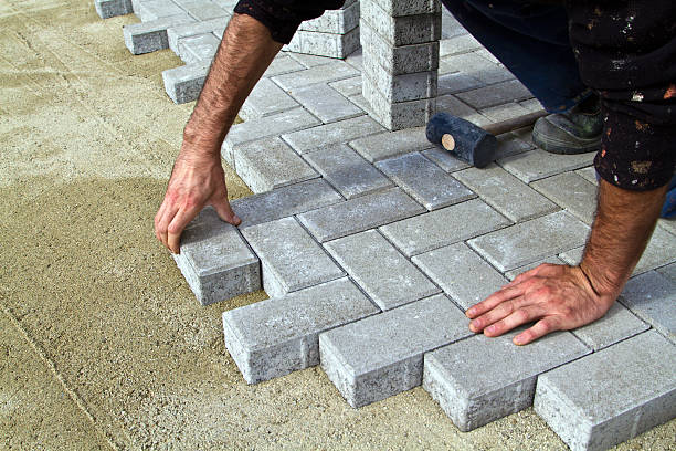 Residential Paver Driveway in Roselle, IL
